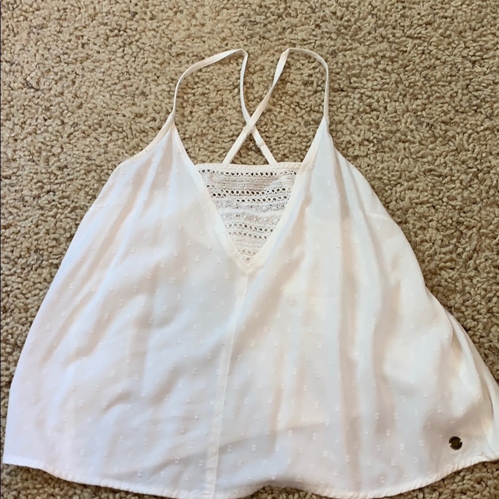 Roxy white tank top